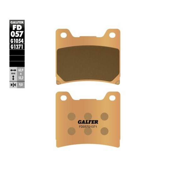 Предни/Задни мото накладки Galfer SINTERED COMPOUND FD057G1371