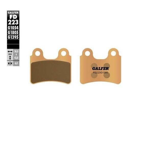 Предни/Задни мото накладки Galfer SINTERED COMPOUND FD223G1395