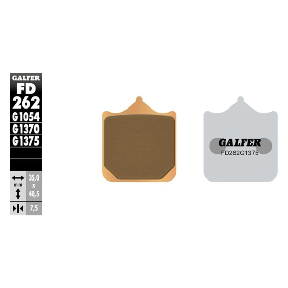 Предни мото накладки Galfer SINTERED COMPOUND FD262G1375