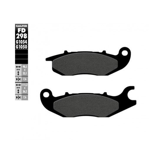 Предни мото накладки Galfer SEMI METAL FD298G1054
