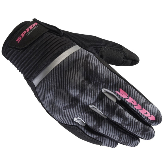 Дамски текстилни мото ръкавици SPIDI FLASH CE BLACK CAMOUFLAGE
