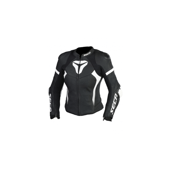 Дамско мото яке SECA SRS II BLACK/WHITE