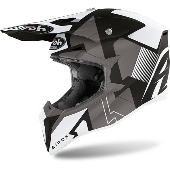 МОТОКРОС КАСКА AIROH WRAAP RAZE BLACK MATT