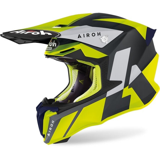 МОТОКРОС КАСКА AIROH TWIST 2.0 LIFT YELLOW MATT
