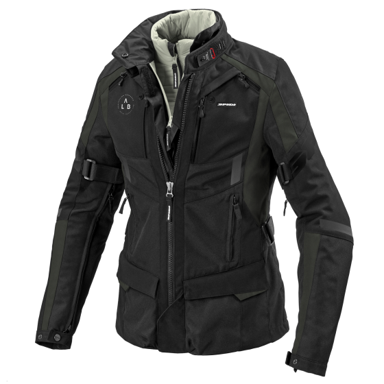 Дамско текстилно яке SPIDI 4 SEASON EVO Dark green/Black