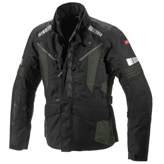 Текстилно мото яке SPIDI Outlander H2Out Dark green/Black