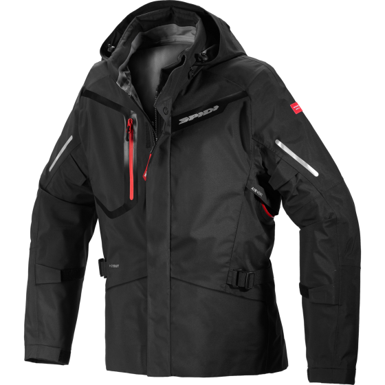 Текстилно яке за мотор SPIDI Mission-T Shield Black