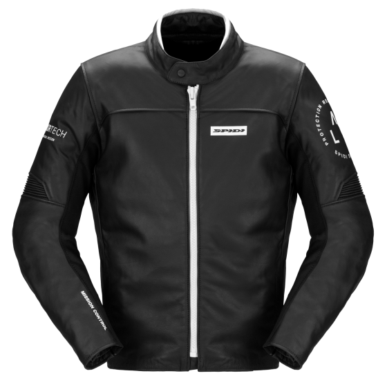 Кожено мото яке SPIDI Genesis Black/White