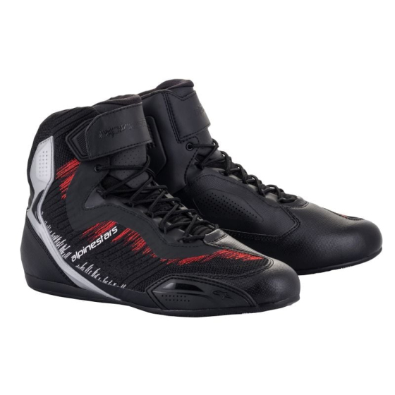 Мото боти ALPINESTARS FASTER-3 RIDEKNIT BLACK/RED/SILVER