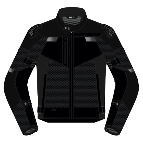 Лятно текстилно мото яке SPIDI VENT PRO Black