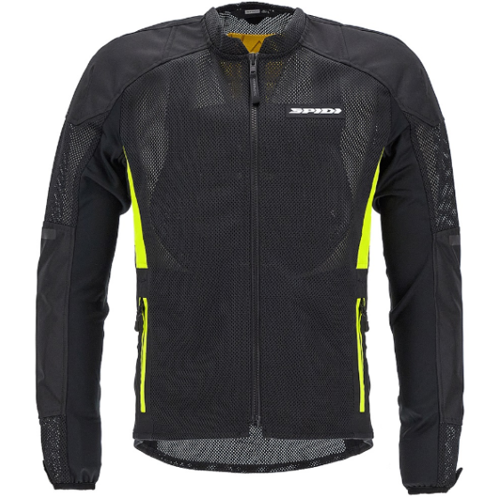 Лятно яке с протектори SPIDI SUPER NET Yellow fluo