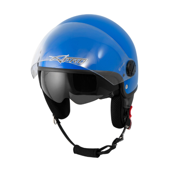 КАСКА ЗА СКУТЕР A-PRO TRAFFIC BLUE