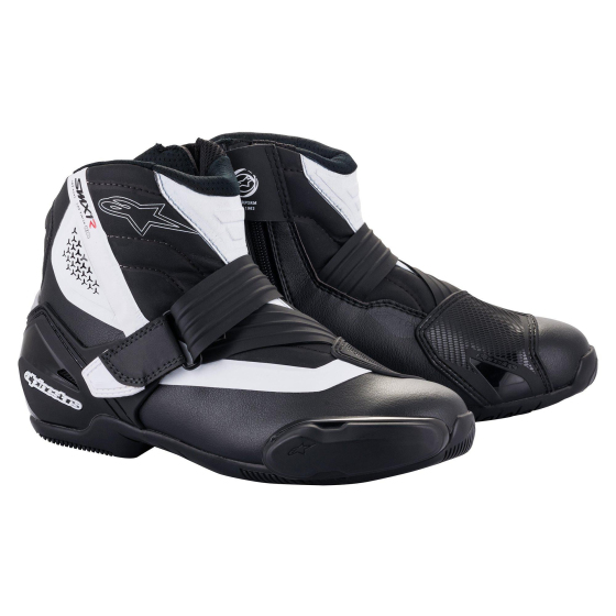 Мото боти ALPINESTARS SMX-1 R V2 BLACK/WHITE