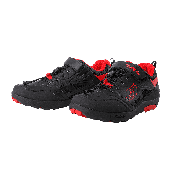 Вело обувки O'NEAL TRAVERSE FLAT BLACK/RED