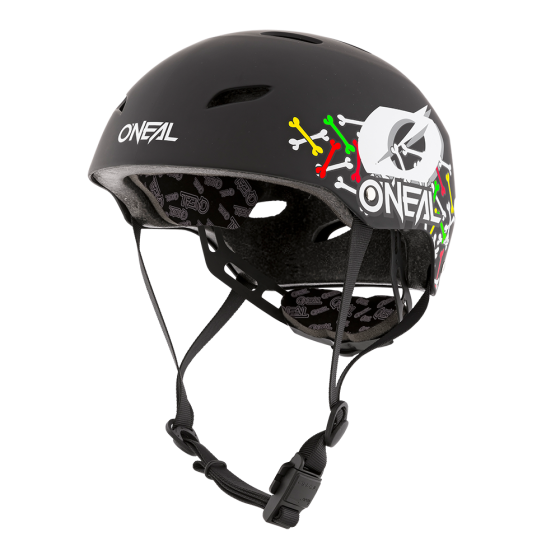 Детска вело каска O'NEAL DIRT LID SKULLS BLACK/MULTI