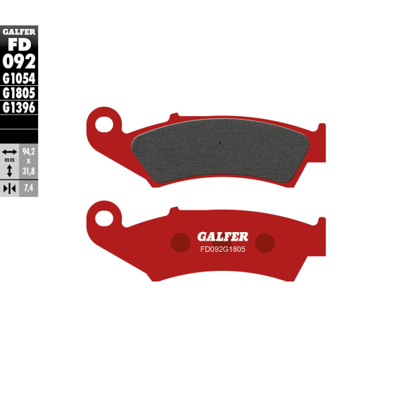 Предни мото накладки Galfer TRIAL TOP FD092G1805