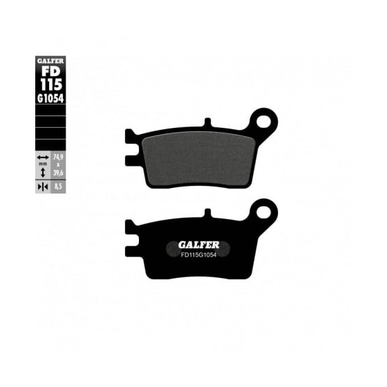 Задни мото накладки Galfer SEMI METAL FD115G1054