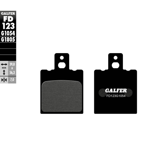 Задни мото накладки Galfer SEMI METAL FD123G1054