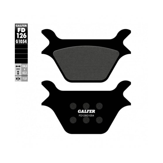 Задни мото накладки Galfer SEMI METAL FD126G1054