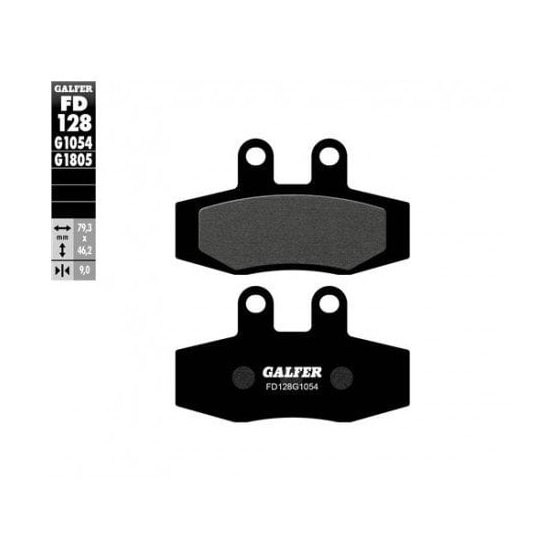 Предни мото накладки Galfer SEMI METAL FD128G1054