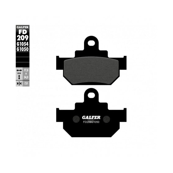 Предни мото накладки Galfer SCOOTER FD209G1050