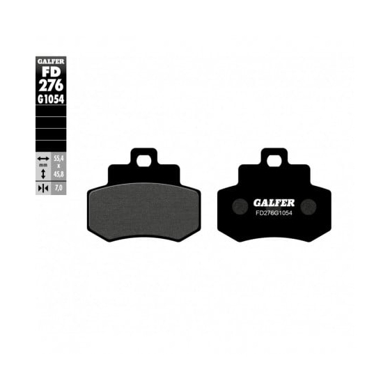 Задни мото накладки Galfer SEMI METAL FD276G1054