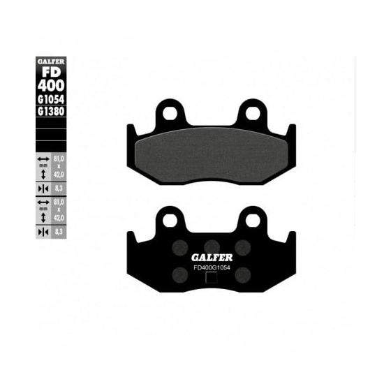 Задни мото накладки Galfer SEMI METAL FD400G1054