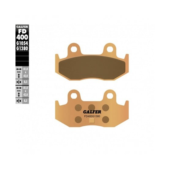 Задни мото накладки Galfer SINTERED SCOOTER COMPOUND FD400G1380