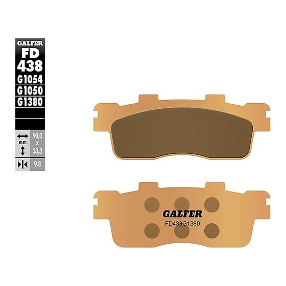 Задни мото накладки Galfer SINTERED SCOOTER COMPOUND FD438G1380