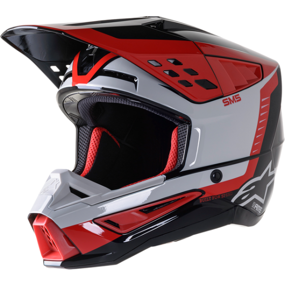Мотокрос каска ALPINESTARS SM5 BEAM BLACK/GRAY/RED