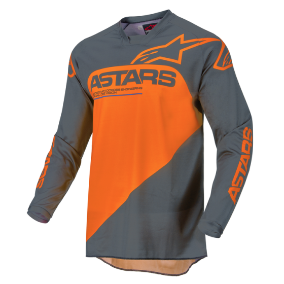 Мотокрос блуза ALPINESTARS RACER SUPERMATIC S21 ANTHRACITE/ORANGE