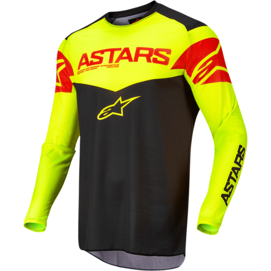 Мотокрос блуза ALPINESTARS FLUID TRIPPLE S21 BLACK/RED/YELLOW
