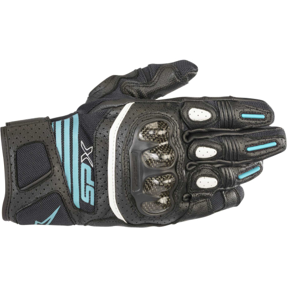 Дамски ръкавици ALPINESTARS STELLA SP-X AIR CARBON V2 BLACK/TEAL