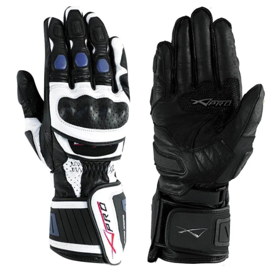Ръкавици A-PRO COBRA WHITE/BLUE