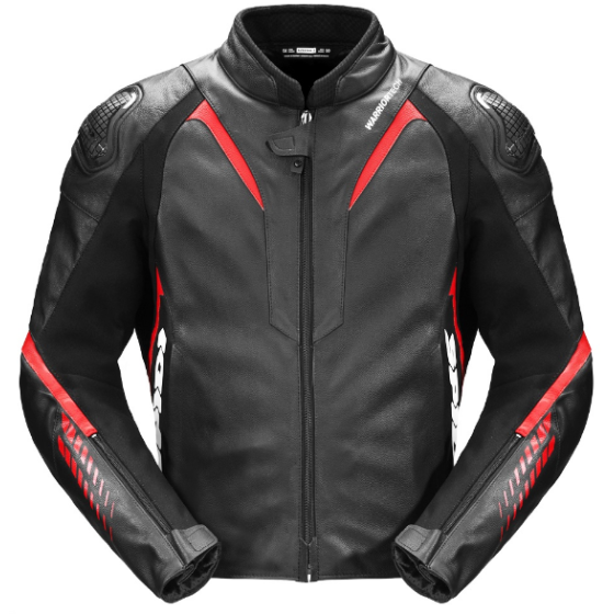 Кожено мото яке SPIDI NKD-1 Red