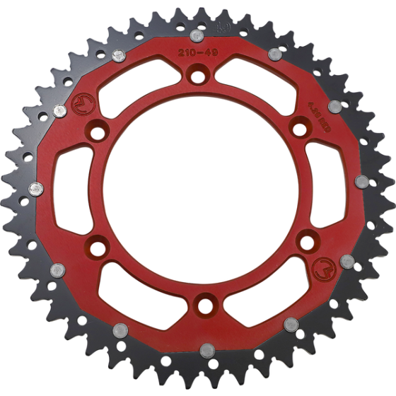 Двукомпонентно зъбно колело MOOSE 1210-210-49 RED