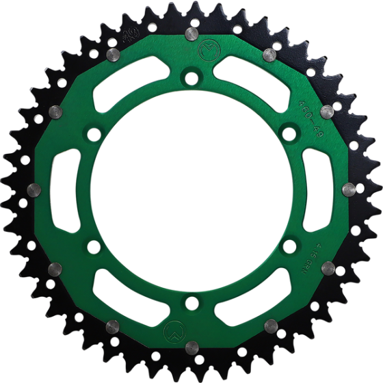 Двукомпонентно зъбно колело MOOSE 1210-460-49 GREEN