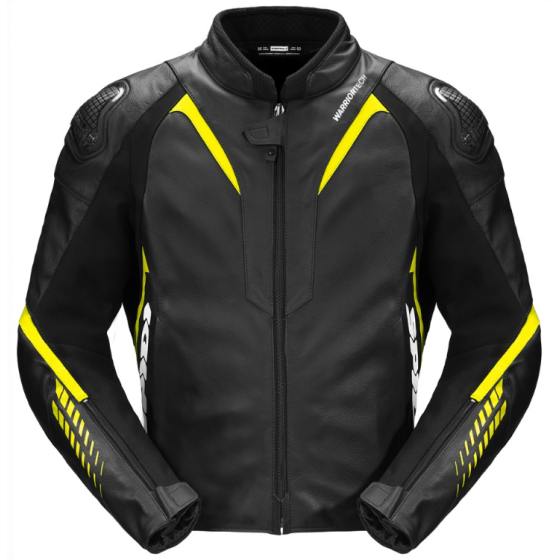 Кожено мото яке SPIDI NKD-1 Black/Fluo