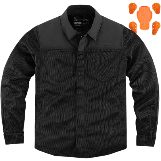 Мото риза ICON UPSTATE RIDING SHIRT BLACK