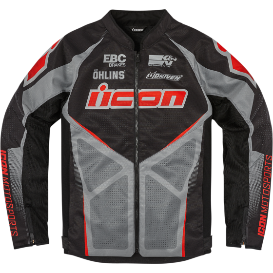 Текстилно мото яке ICON HOOLIGAN ULTRABOLT - BLACK