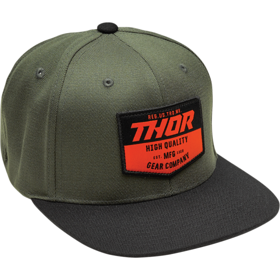 Шапка THOR Chevron Snapback green