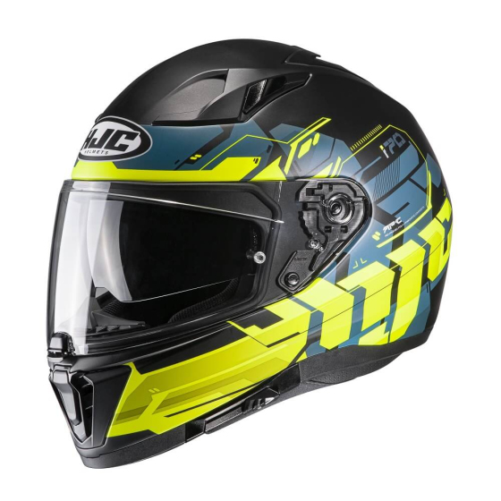 Каска HJC i70 ALLIGON FLUO YELLOW