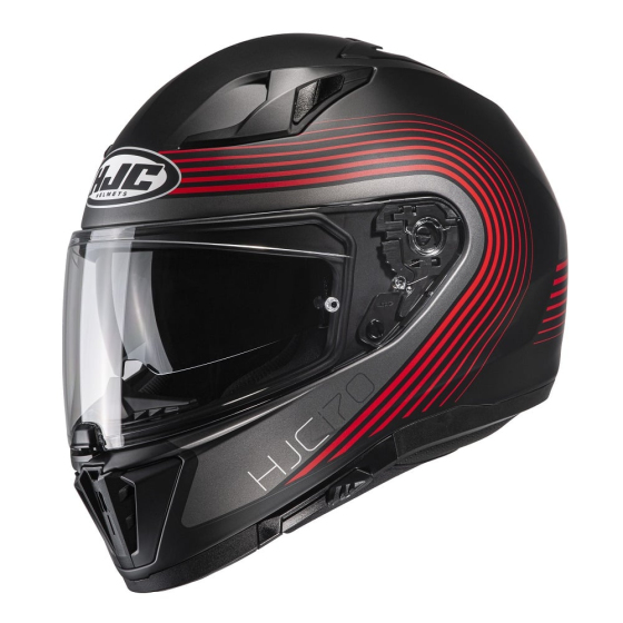 Каска HJC i70 SURF BLACK RED