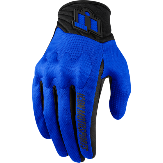 Текстилни мото ръкавици ICON ANTHEM 2 - BLUE