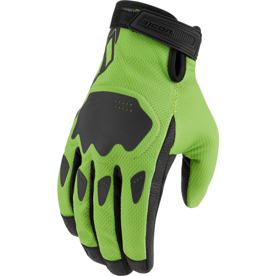 Мото ръкавици ICON HOOLIGAN CE - GREEN