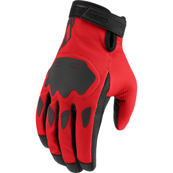 Мото ръкавици ICON HOOLIGAN CE - RED