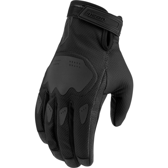 Дамски мото ръкавици ICON HOOLIGAN CE - BLACK