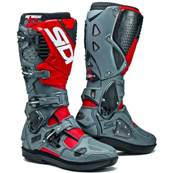 Мотокрос ботуши SIDI CROSSFIRE 3 SRS RED-GREY LIMITED