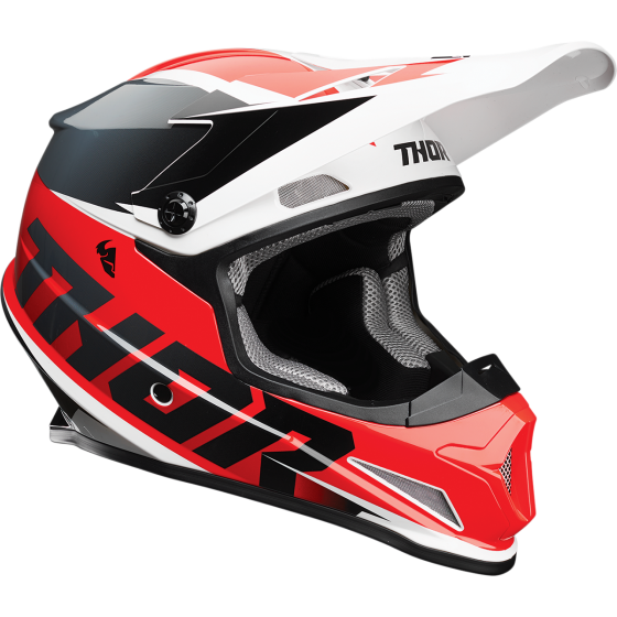 Мотокрос каска THOR SECTOR FADER RED/BLACK