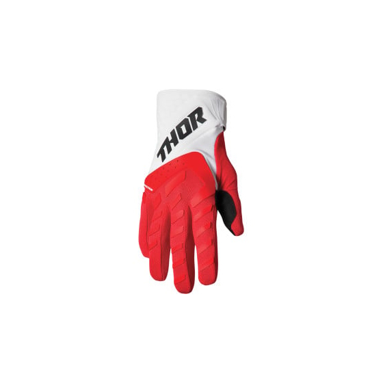 Мотокрос ръкавици THOR SPECTRUM RED/WHITE